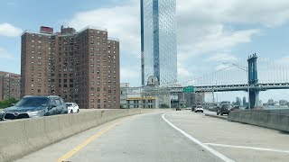 New York City  4K Driving in Downtown Manhattan 4 [upl. by Nylirej]