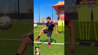 Comment I m a baller it you can already do this skill football soccer shorts [upl. by Nnav]