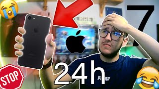 JUTILISE UN IPHONE 7 PENDANT 24H  il a presque 10 ans [upl. by Hewie]