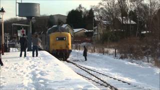 DELTIC 22 Cab Ride ELR in the snow part 126113 LOCO TV UK [upl. by Aura684]