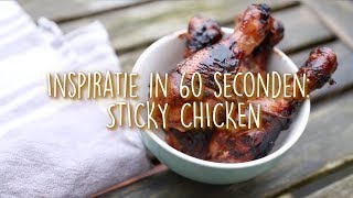 Recept Sticky chicken [upl. by Nylevol]