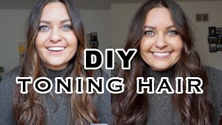 How To Tone Brunette Hair At Home How Im Growing My Hair Out  ELA BOBAK [upl. by Monsour]