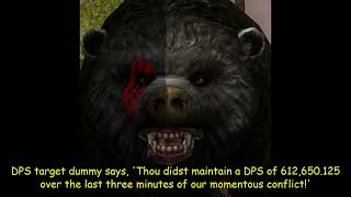 LOTRO U331 Red Beorning Parse 612k buffed [upl. by Campbell265]