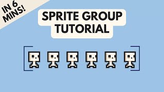 Pygame Sprites And Groups Explained [upl. by Harewood]