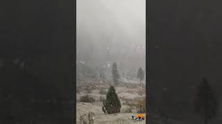 First Snow Fall of Winter in Astore  Prishing Valley  Astore  Snow Falling  Parishing Valley [upl. by Inness980]