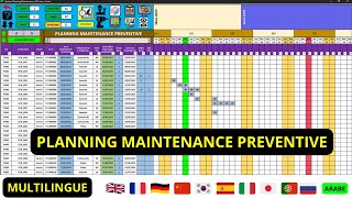 Application de Gestion de Maintenance Préventive sur Excel  GMAO Excel  CMMS Excel [upl. by Comethuauc]