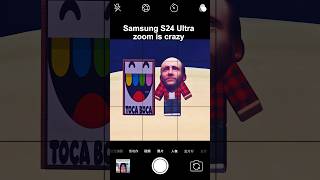 Samsung S24 Ultra zoom is crazy roblox hamsterinroblox shorts [upl. by Auoz140]