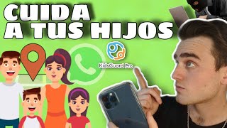 ✅ CÓMO MONITOREAR EL CELULAR DE NUESTROS HIJOS  Control PARENTAL KidsGuard Pro [upl. by Nedmac]