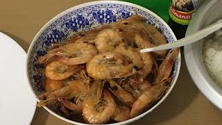 HOW TO COOK BUTTER SHRIMP  OFW VERSION  DOHA QATAR [upl. by Auginahs656]