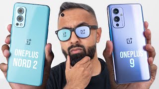 OnePlus Nord 2 vs OnePlus 9  Which should you buy [upl. by Eisoj]