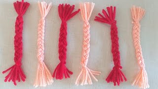 how to make woolen flowerlatest woolen craftshandmade flowers [upl. by Sibley]