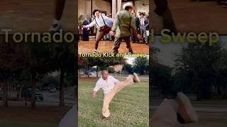 Tornado Kick and Sweep martialarts kungfukickboxing shaolinkungfu [upl. by Eanrahc]