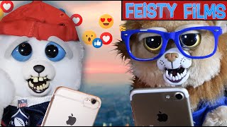 Feisty Social Media Addiction NonStop Scrolling [upl. by Ahsiekal]