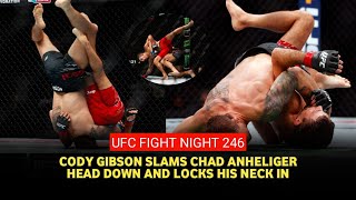 UFC Edmonton Results Cody Gibson Demolishes Chad Anheliger for Unanimous Decision Win [upl. by Reve]