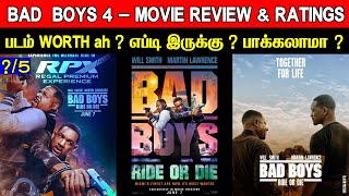 Bad Boys  Ride or Die  Movie Review amp Ratings  Padam Worth ah   Review In Tamil [upl. by Aikan45]