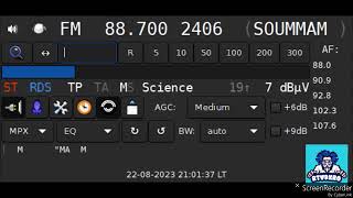 FM DX Radio Soummam 8870 MHz Akfadou via Sporadic E in Bucharest [upl. by Airrotal295]