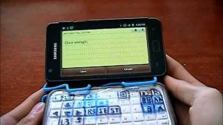 Samsung Galaxy S2 with slideslider keyboard [upl. by Nnor]