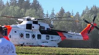 Norwegian rescue helicopter AW101612 [upl. by Adirem494]