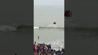 Digha sea beach water waves 🌊⛱️  beautiful weather 🌞🌤️🌈  shortvideo dighaseabeach viralshorts [upl. by Uund]