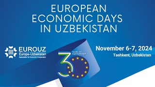 European Economic Days in Uzbekistan 2024 [upl. by Aimahs]