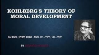 Kohlberg theory of moral development Child pedagogy CTET  UTET KVS NVS  ctet utet kvsnvs [upl. by Quirk30]