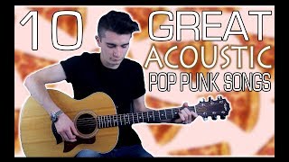 10 Great Acoustic Pop Punk Songs w Tabs [upl. by Derby]