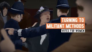 Womens Suffrage  When and why did the Suffragettes turn to militancy [upl. by Onailerua]