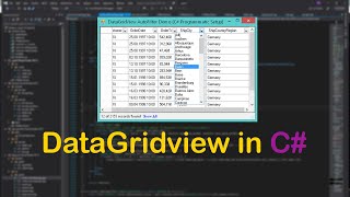 Two Ways For Adding To DataGridView In C [upl. by Dusty607]