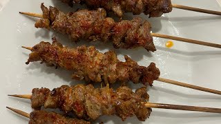 Cumin lamb skewers food cooking recipe streetfood [upl. by Pengelly112]