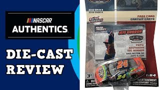 NASCAR Authentics DieCast Review  Jeff Gordon 1998 Dupont quotDarlington Race Winquot 164 [upl. by Atinuahs]