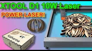 XTOOL D1  Edler 10W Laser mit Power [upl. by Najed71]