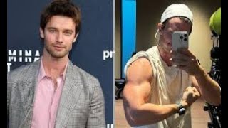 Patrick Schwarzenegger shows off his summer gains by flexing his bulging biceps [upl. by Eadnus]