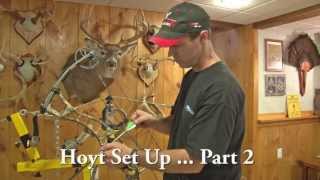 Setting Up A Hoyt Compound Bow For Hunting The Easy Way Part 2 [upl. by Yak117]