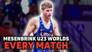 Every Mitchell Mesenbrink Match at U23 World Championships [upl. by Heng70]