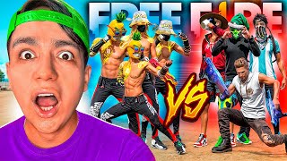 EQUIPO MARIPOSA VERSUS 4 SUCOS VERIFICADOS EN FREE FIRE😈😱 [upl. by Nimocks]