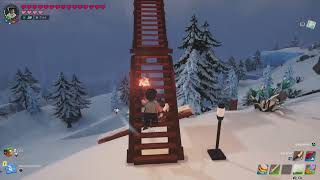 FORTNITE LEGO  LE DÉPLACEMENT RAPIDE SUR LA MAP et passer au dessus de la montagne rapidement [upl. by Hgielrebma154]