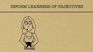 Event 2 in Gagne s Nine Events of Instruction  Inform Learners of Objectives [upl. by Petula]