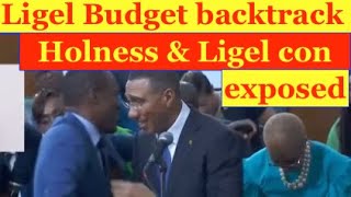 JA Govt Budget Backtrack Holness and Ligel Clarke con exposed [upl. by Aillil]