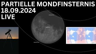 PARTIELLE MONDFINSTERNIS 18092024 LIVE [upl. by Feigin561]