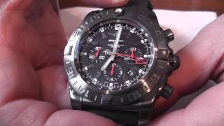 Bobs Blog Limited Edition Breitling GMT Blacksteel Watch MB041310 [upl. by Ardnuhsal63]