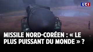 Missile nordcoréen  « le plus puissant du monde » [upl. by Ehrsam]