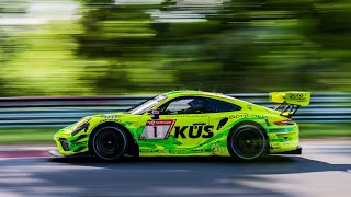 2022 24 Hours of Nürburgring  1 Grello Manthey Racing Onboard until Vanthoor crash [upl. by Elsi]