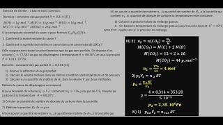 Exercice de chimie et grandeur physique liés à la quantité de matière  1 bac et tronc commun [upl. by Carry496]