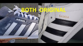 How to spot original Adidas Samba sneakers Real vs fake Adidas Samba [upl. by Inohtna378]