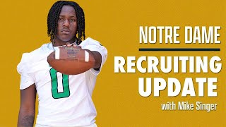 Notre Dame recruiting update with Mike Singer Irish recruiting is HEATING up 🔥 [upl. by Cruce]