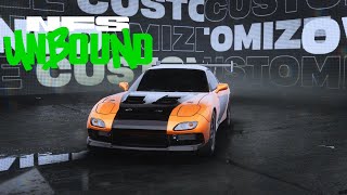 NFS Unbound Mazda RX7 FD Customization amp Gameplay [upl. by Atteloiv]