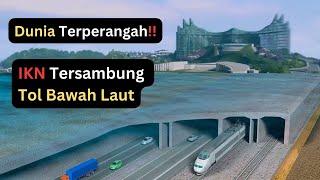 IKN Tersambung Terowongan Tol Bawah Laut Netizen Malaysia Melongo [upl. by Lavicrep]