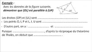 Th2  Réciproque de Thalès [upl. by Aneekat150]