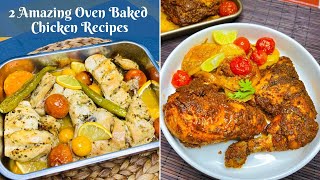 2 Amazing Oven Baked Chicken Recipes  Baked Chicken amp Potatoes Recipe [upl. by Assek976]