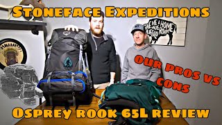 Osprey Rook 65L backpack review Overview and pros vs cons [upl. by Gyatt]